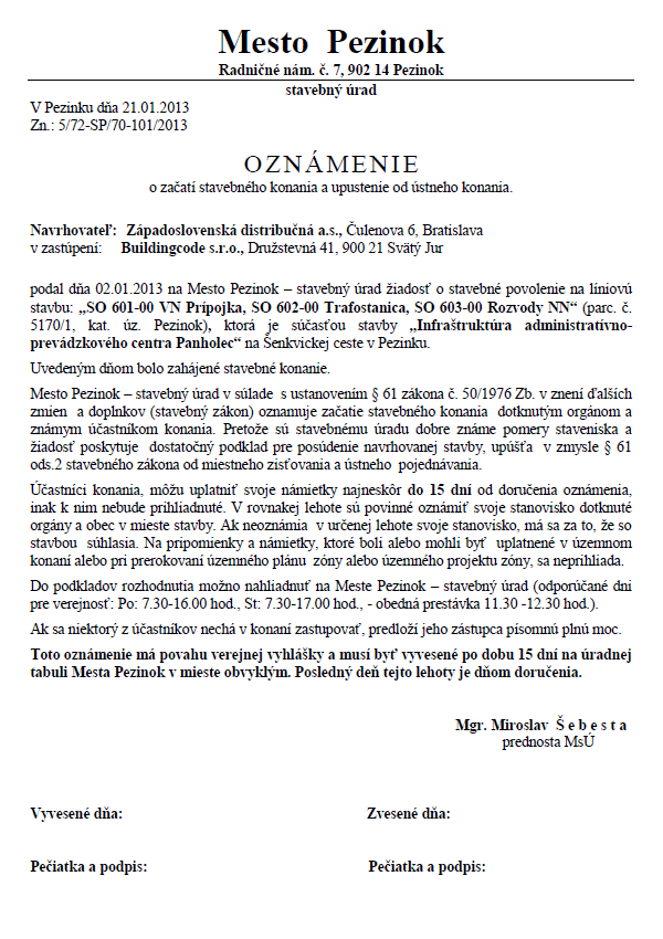 Náhľad dokumentu