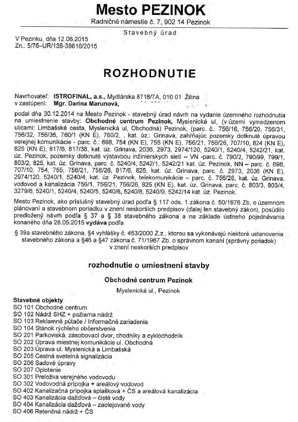 Náhľad dokumentu