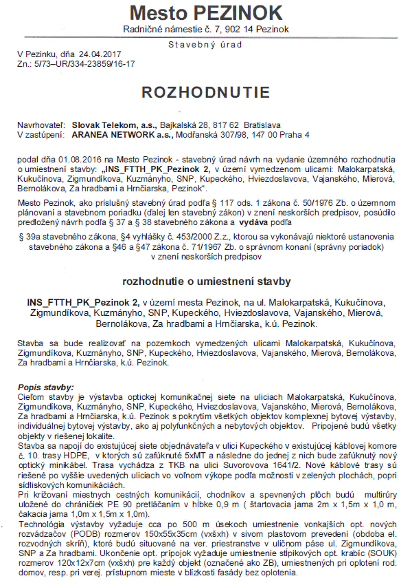 Náhľad dokumentu