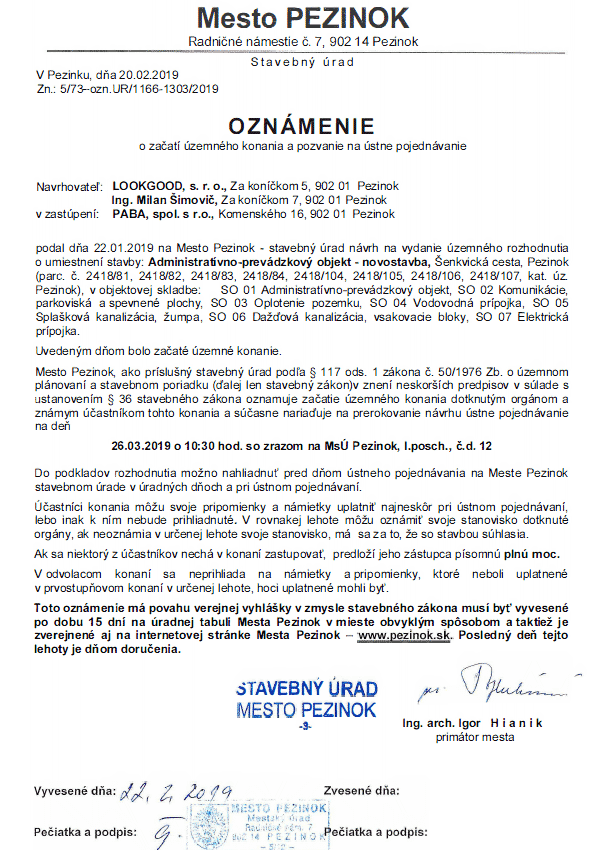 Náhľad dokumentu