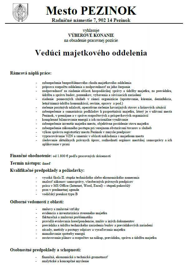 Náhľad dokumentu