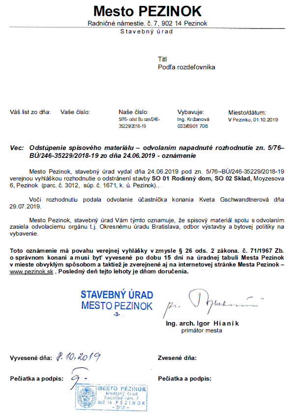 Náhľad dokumentu
