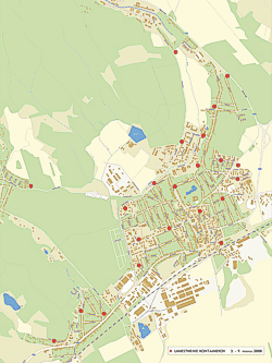 Mapka rozmiestnených kontajnerov