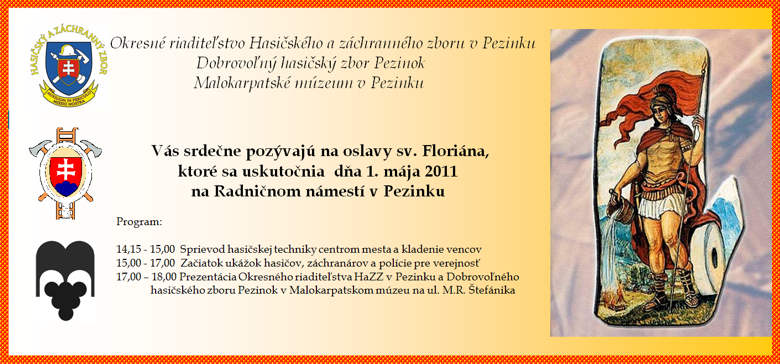 Oslavy sv. Floriána 2011