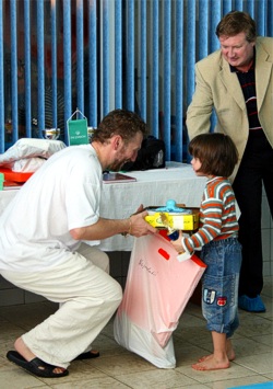 Plavecká štafeta 2008; foto: Roman Farkaš