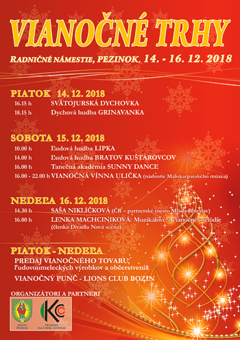 Vianočné trhy - plagát