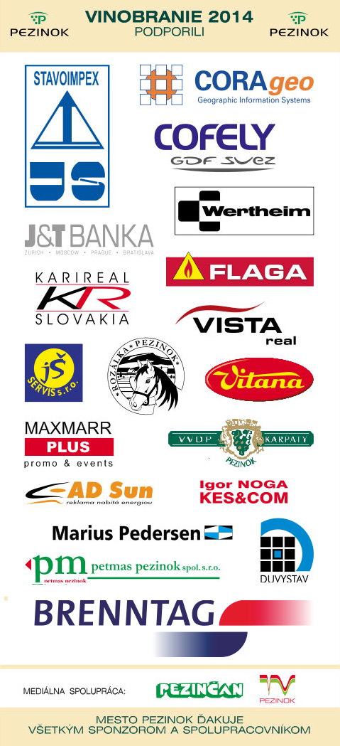 Poďakovanie spoznorom Vinobrania