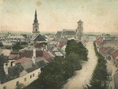 Pohľad na Holubyho ulicu, začiatok 20. storočia
